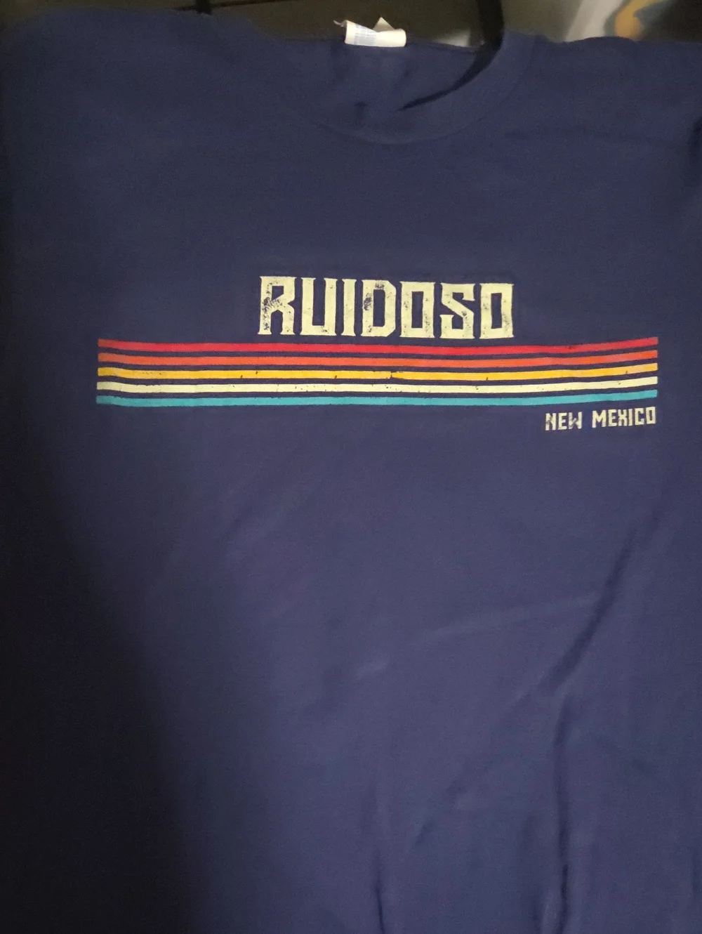 New Mexico Kids' Navy Graphic Tee.  Souvenir From RUIDOSO, NM